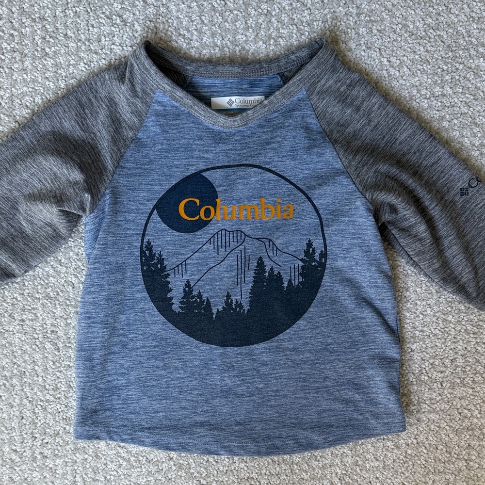 Columbia Kids Mountain Graphic Long Sleeve Tee
